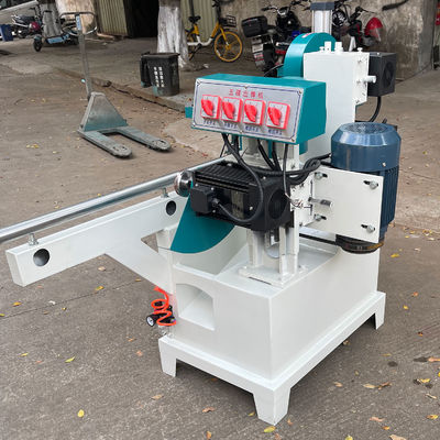 MJ105 Precision Pneumatic Five Disc Saw Tenoning Machine Single End Straight Tenoning Equipment