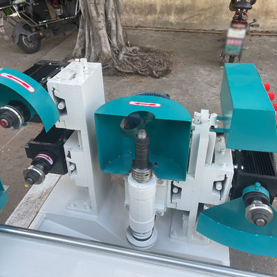 MJ105 Double Guide Rail Square Wood Mortise Machine with 5 Saw Blades 7.7kw Weight 380KG