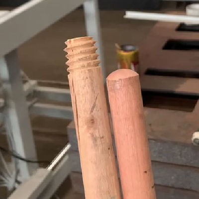 28mm Thread Max. Journey Wooden Broom Handle Machine with Round Head Sharpening Motor