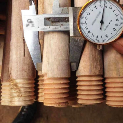 Professional Wooden Broom Handle Making Machine with Screw-Pitch 4.3mm Power kW 3.5