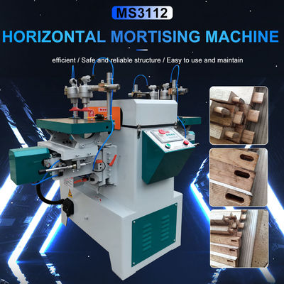 480 KG Wood Mortising Machine MS3112 CNC Horizontal Double End Tenon and Groove Machine
