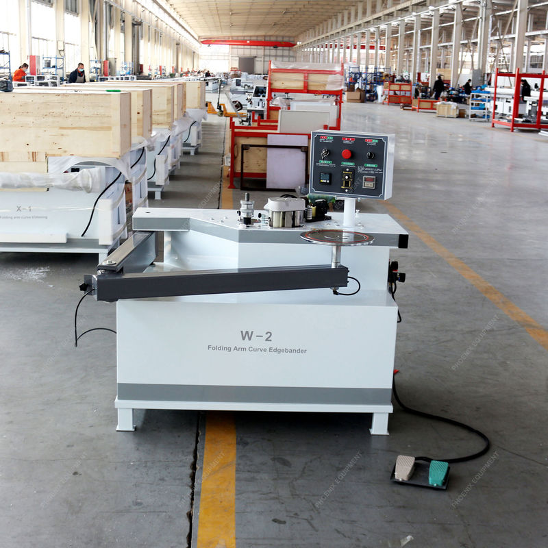 10.8m/min Panel Feed Speed Mini Folding Arm Edge Banding Machine for MDF PVC Panel