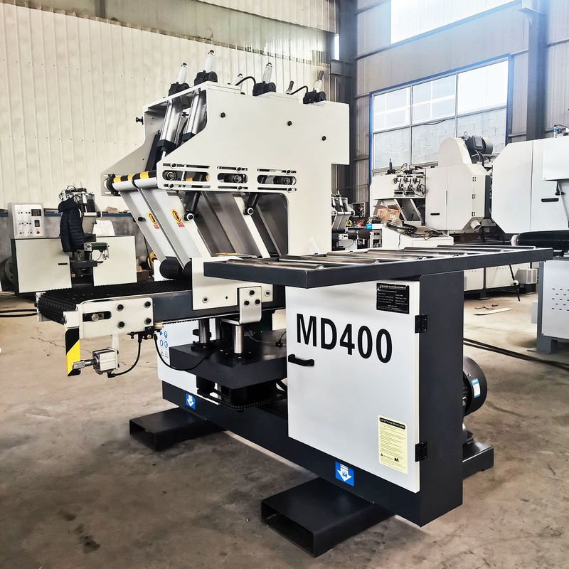 Power 18.5kw Automatic Woodworking Horizontal Band Saw for Precise Square Wood Cutting