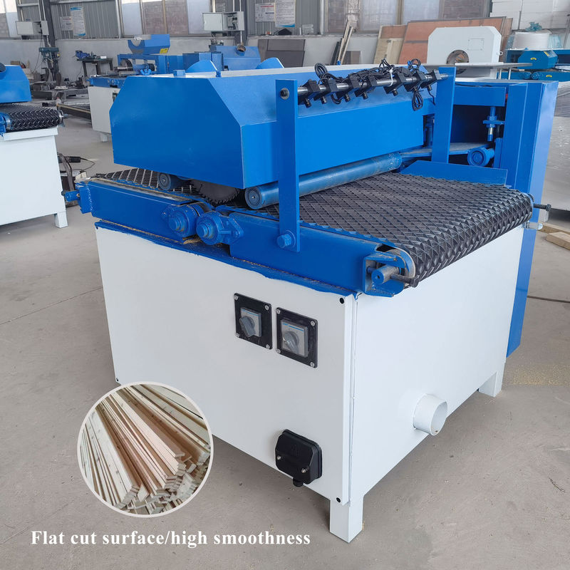 Multi Blade Rip Saw Machine for Horizontal Circular Cutting in Building Material Shops