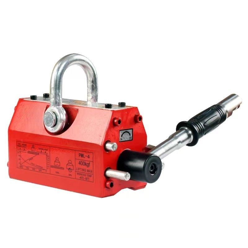 Stainless Steel Baffles Installed V Type Magnetic Lifting Equipment for Metal Pieces