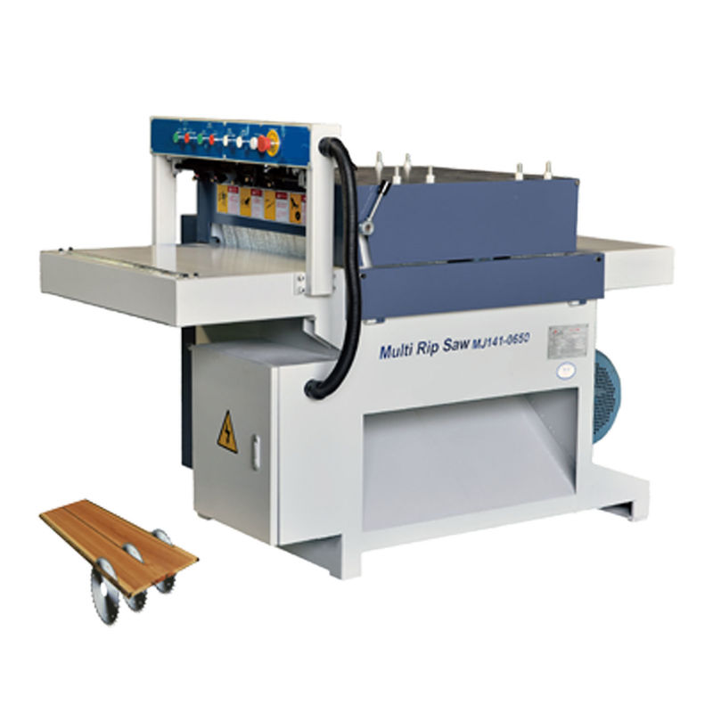 MJ141-0650 Horizontal Automation Wood Cutting Multi Rip Trimming Saw Machine For Sawmill