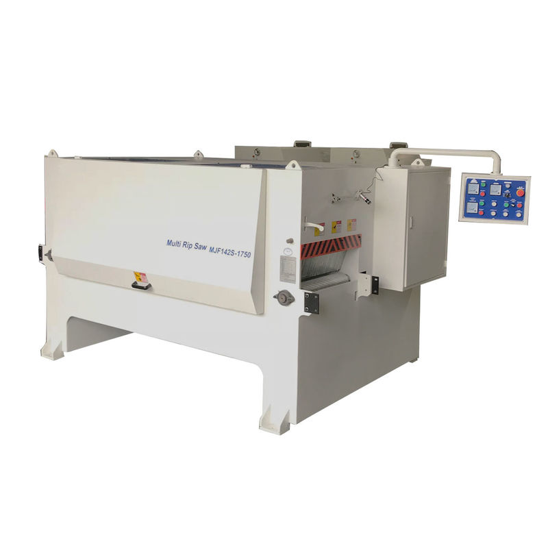 77KW MJF142-1750 2250 Multi Rip Saw Machine for Wood Blade Saw Mill Log Multiple Ripsaw