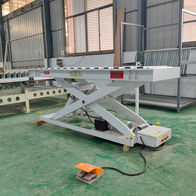 3kw 380v/50hz Electric Lifting Roller Table and Versatile for Building Material Shops
