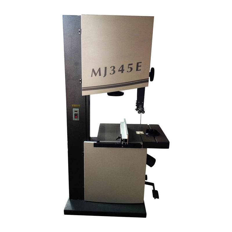 280 KG Weight VERTICALLY Style Manual Vertical Bandsaw MJ345E Can Tilt 0-45 Degrees