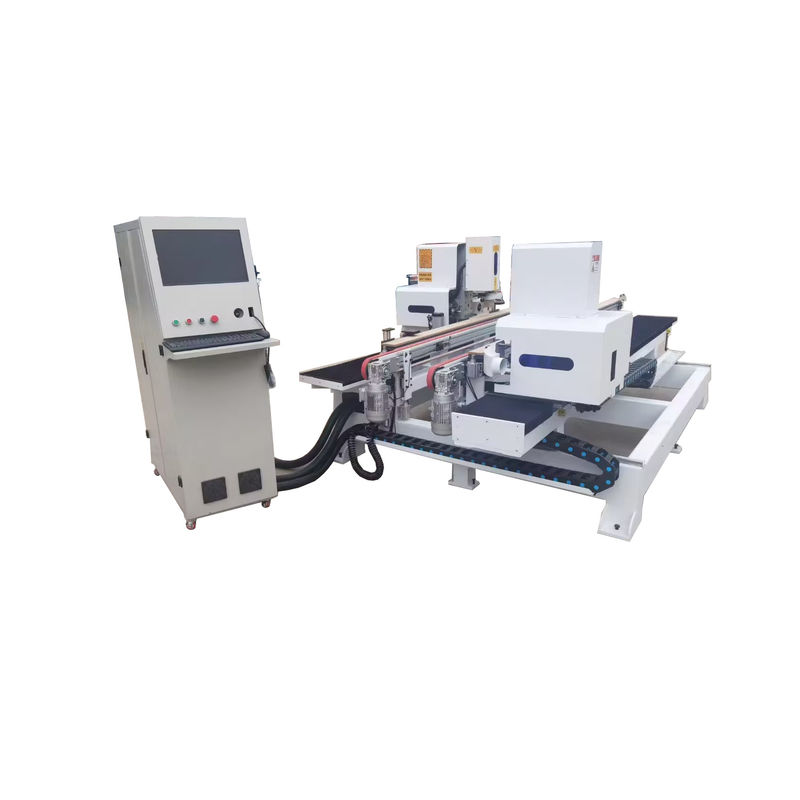 High Capacity 2000KG Double Line Number CNC Wooden Door Lock Hole Mortising Machine