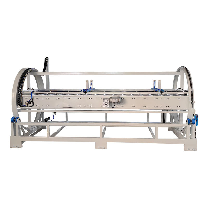 180 Degree Steering Turnover Machine For High Productivity Wooden Door Production Line
