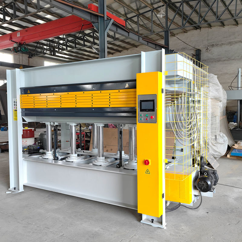 PH160 5layer auto control temperature hydraulic plywood hot press machine for woodworking