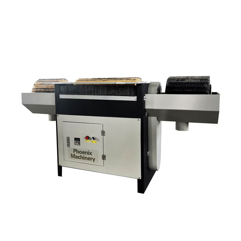 PM120A Small Three Rollers Brush Manual Wood Sanding Machine for Smooth Wood Surfaces