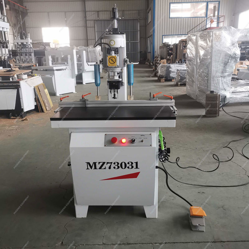 Mini Portable Bench Drilling Machine for Wood Door Lock Hole Hinge Boring CNC Single Heads