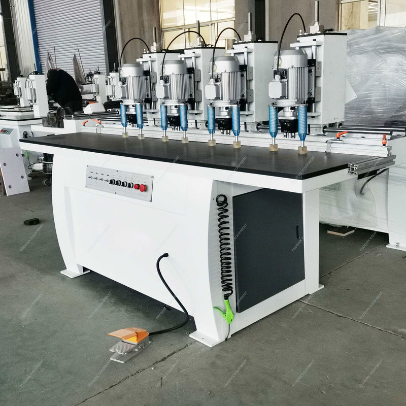 600 KG Vertical Wood Boring Machine for Cabinet Door Hinges Air Pressure Controlled