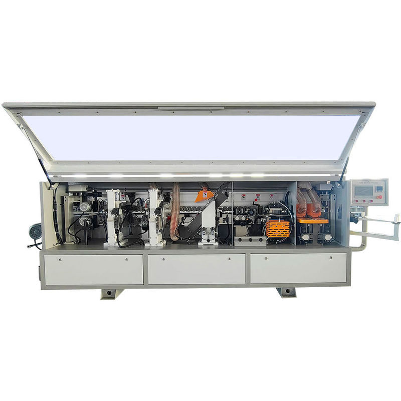Woodworking CNC Edge Bander Automatic Edge Banding Machines With Pre-Miling 12KW Power
