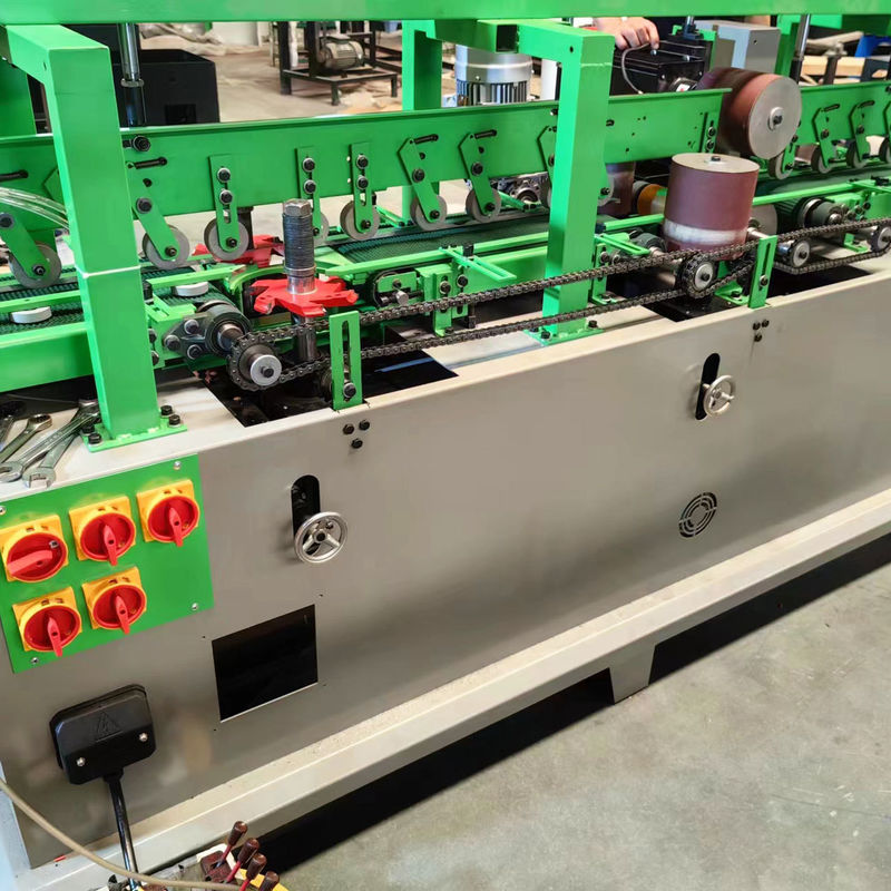 Woodworking Four Side Linear Sander Machine for Work Piece Surface Sanding Treatment
