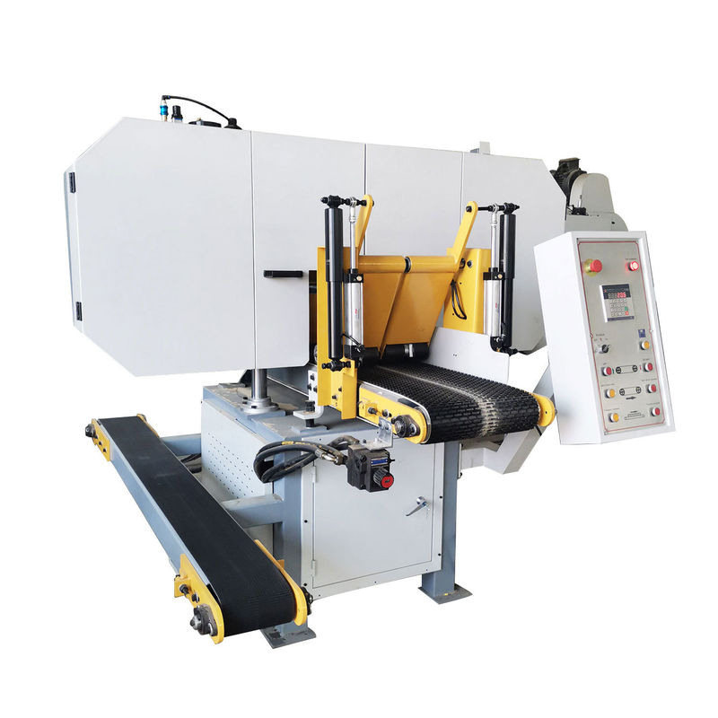 Total Power 17.22kw Woodworking Machinery Fully Automatic Horizontal Band Saw Machine