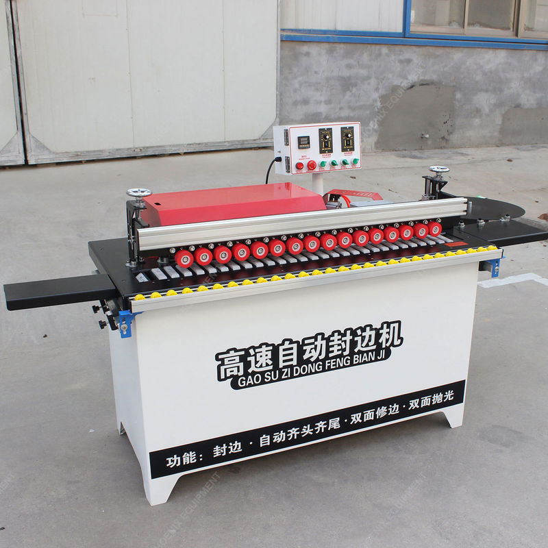 Easy to Operate 4kW Power Woodworking PVC Solid Wood Furniture Edge Banding Machine