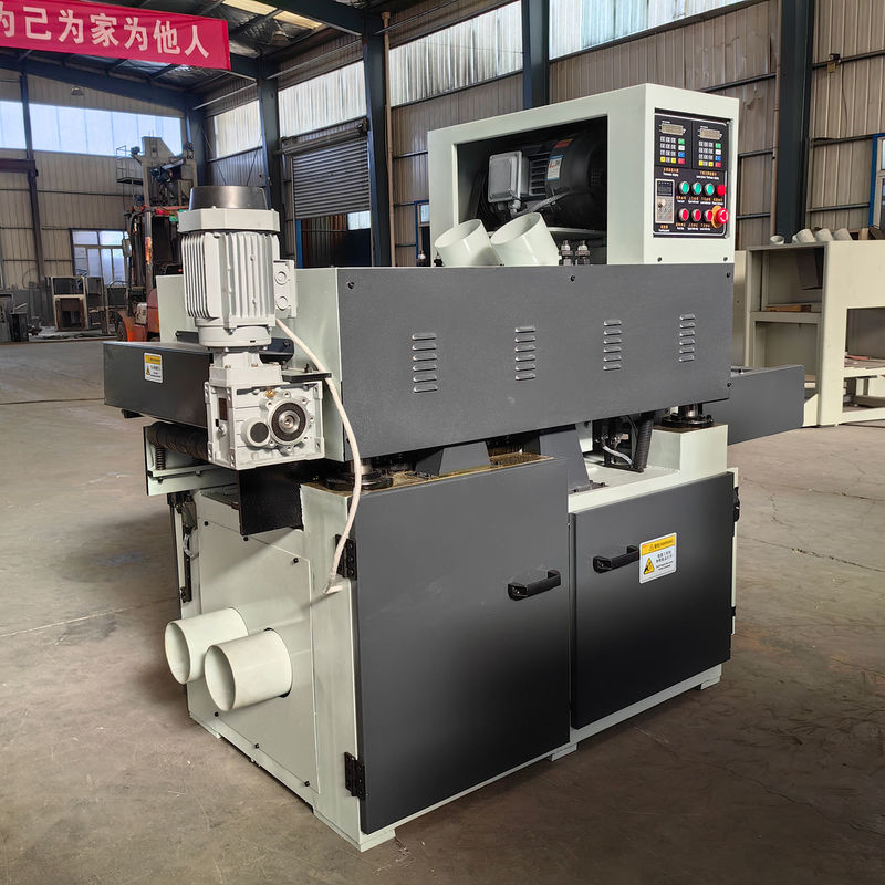 Powerful 0.37kw Lifting Motor Double-Side Woodworking Planer for Plywood Production