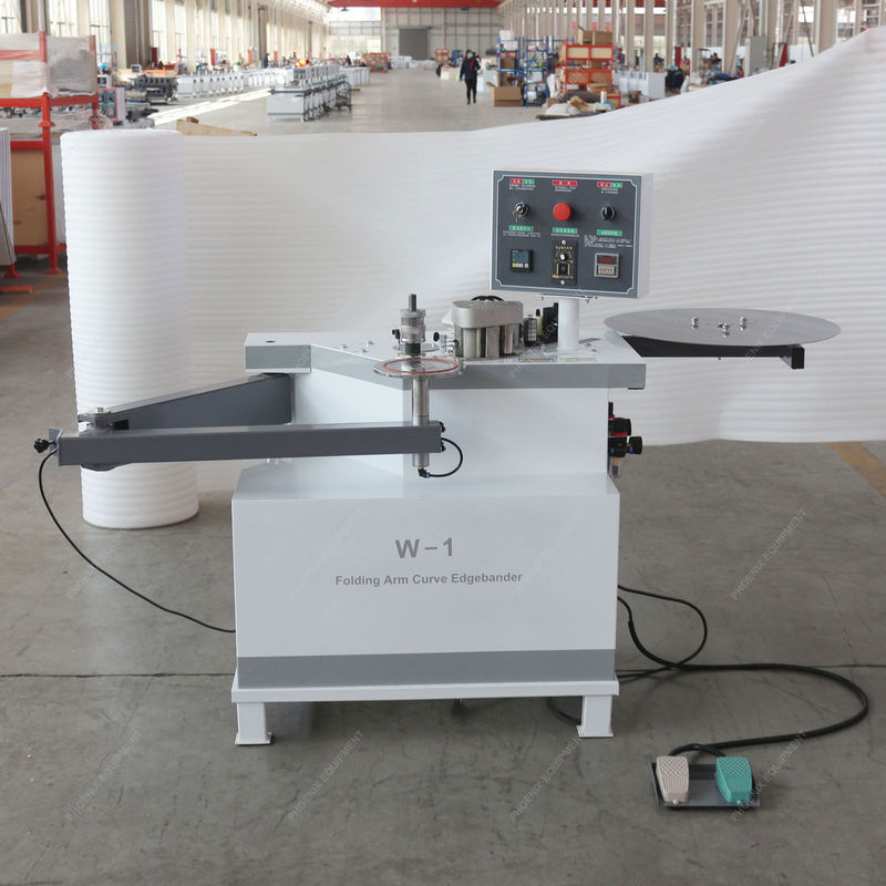 1.4kW Power W-1 Curve Line Edge Bander Fully Automatic Through Feed Edgebanding Machine