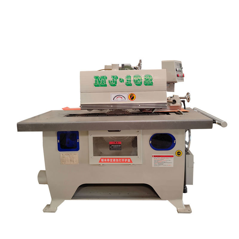 Manufacturing Plant Straight Line Single Rip Saw with Edge and 355mm Max Blade Diameter