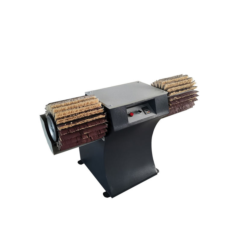 Woodworking Manual Double Roll Drum Brush Sander for Small Solid Wood Sanding Machine
