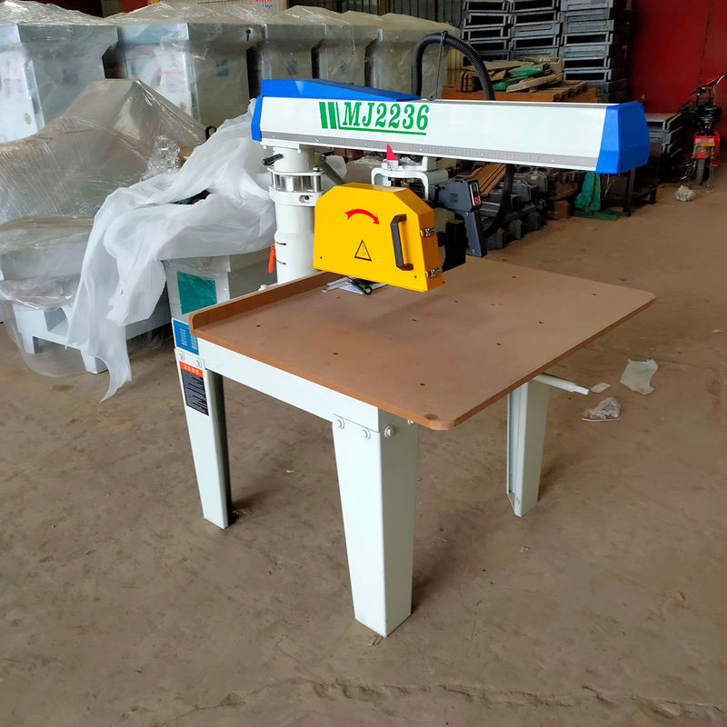 Hand Pull Saw Woodworking Machinery Multi Angle Rocker Arm Saw Cutting Size 640*110mm