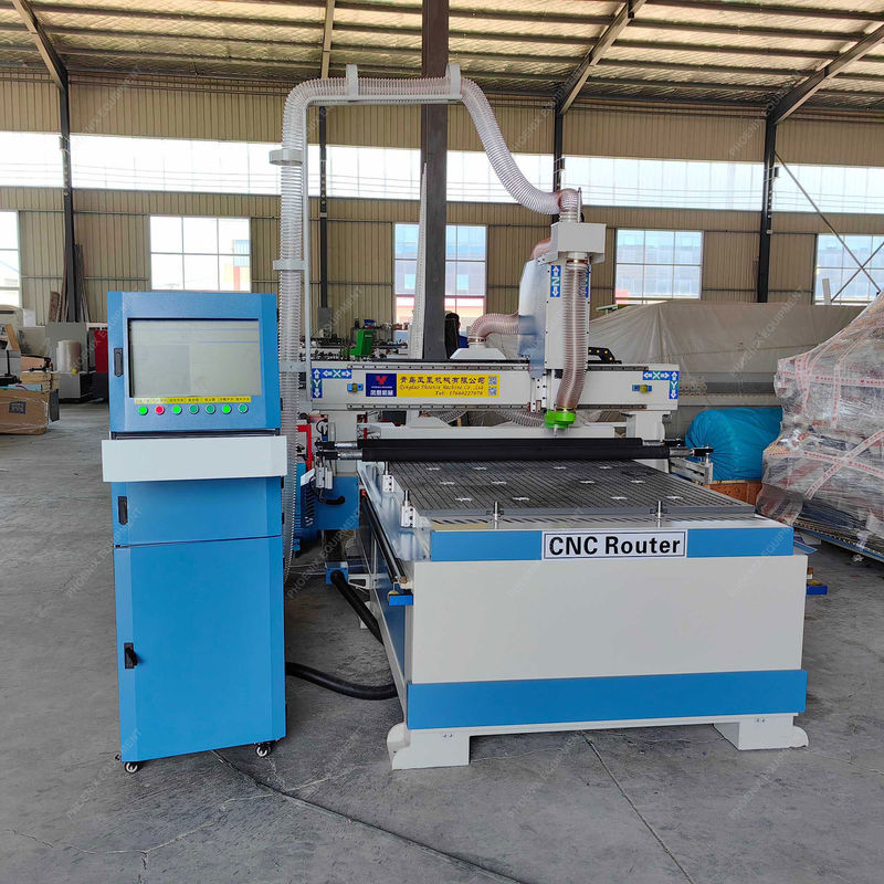 1300mm Travel 6kw Spindle Power 4D CNC Wood Engraving Laser Carving Trimmer 5 6 Axis