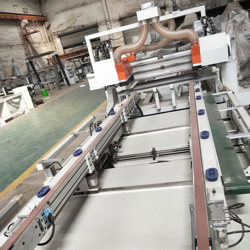 Speed MJ-27308 Woodworking CNC Automatic Wood Door Wooden Panel Four Side Edge Cutting Saw
