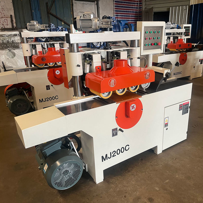 Fully Automatic Short Material Conveyor Belt Multi-Blade Saw for Woodworking Machinery