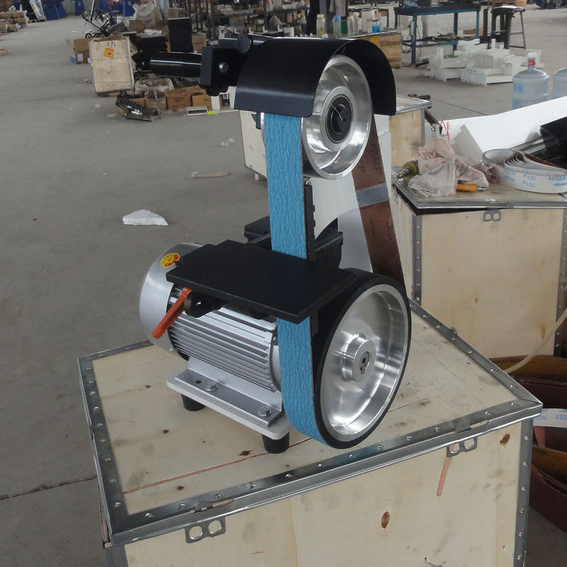 PMS1200 Industrial Belt Grinder Sander for Knife Variable Speed Metal Sanding Belt Machine