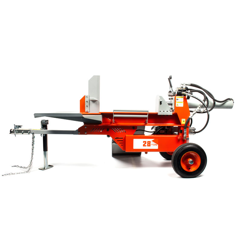 Wooden Bracket Acceptable OEM Horizontal 28T Log Wood Splitting Machine for Household
