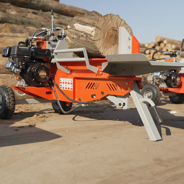 WP-182 Automatic Dual Cylinder Hydraulic Log Splitter for Firewood Processing at Home