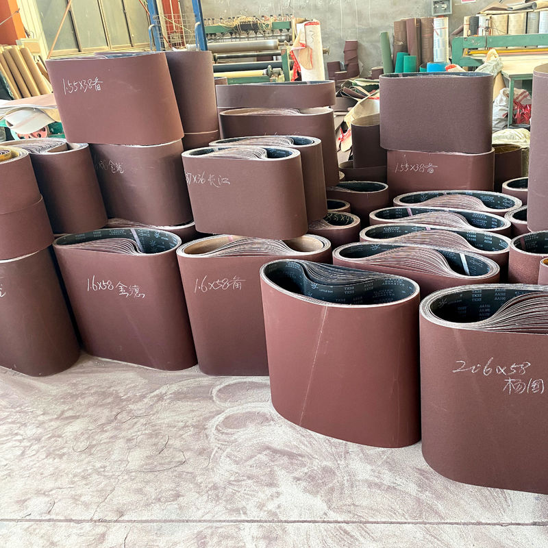 Sanding Belt for Polishing And Rust Removal Good Flexibility and Longer Life in RED