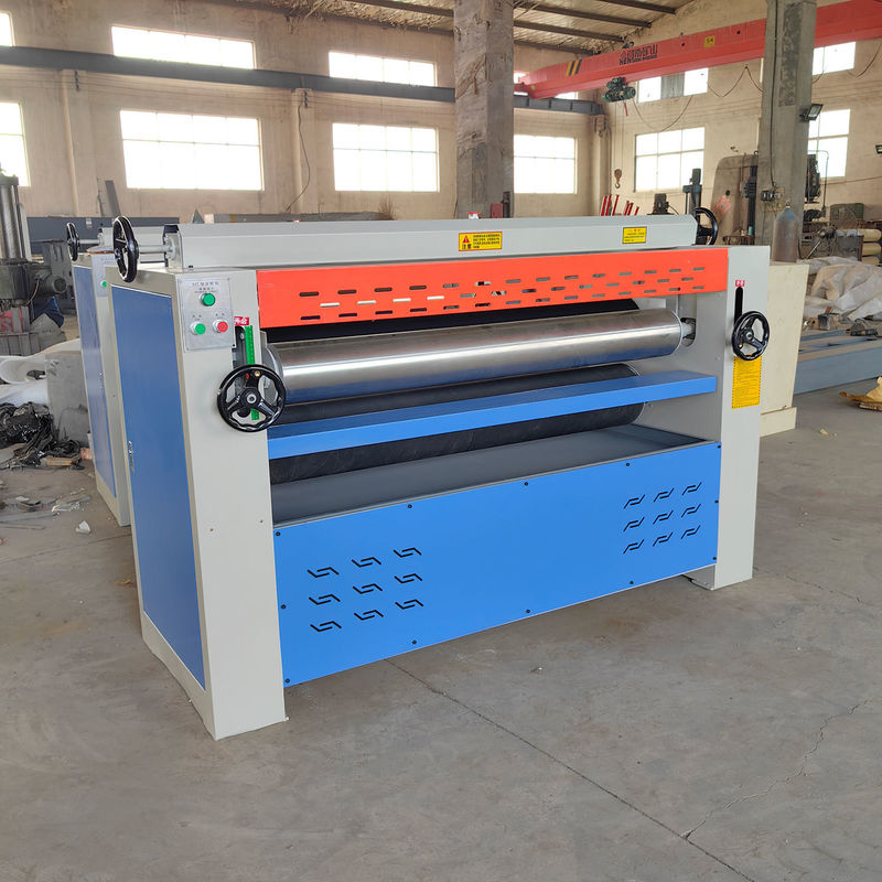 2.2kw Power Woodworking Single or Double Surface Plywood Glue Spreader Roller Machine