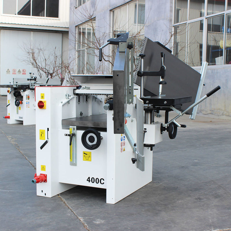 3 in 1 Woodworking Machine Planer Thicknesser and Mortiser with 3-phase Motor Power 0-3