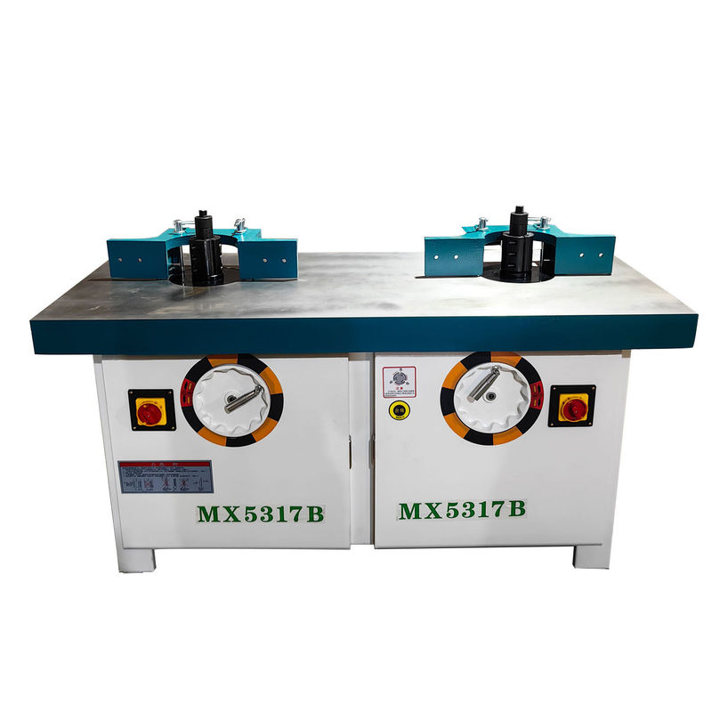 35mm Spindle Dia MX5317 Woodworking Vertical Double Spindle Shaper Machine for Wood Door