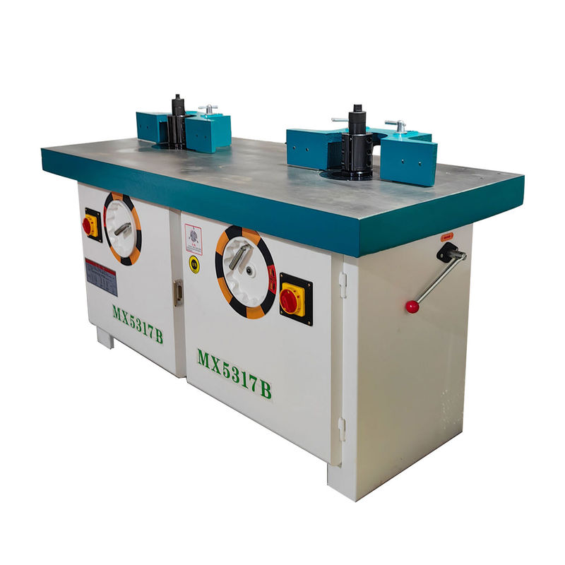 Double Shaft Wood Spindle Moulder with Cutting Height of 0-120mm and 35mm Spindle Dia